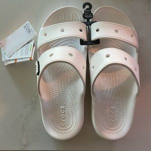 Classic Croc Sandals White
